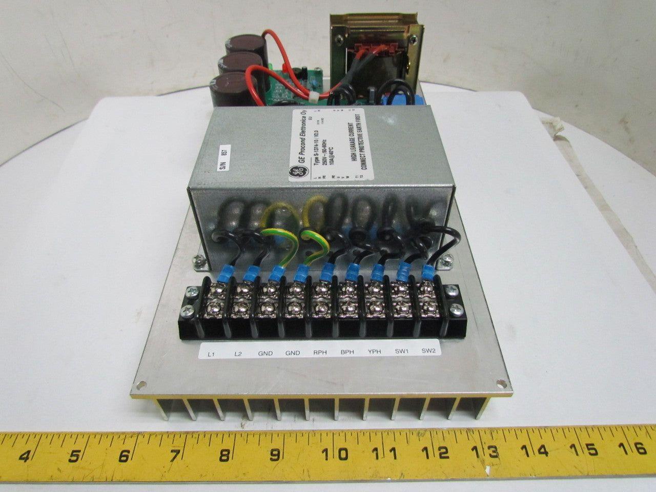 GE Myers S-1374-10/V2.0 Emerald Elite Pump Drive 1 HP Power Supply 250V 10 Amp