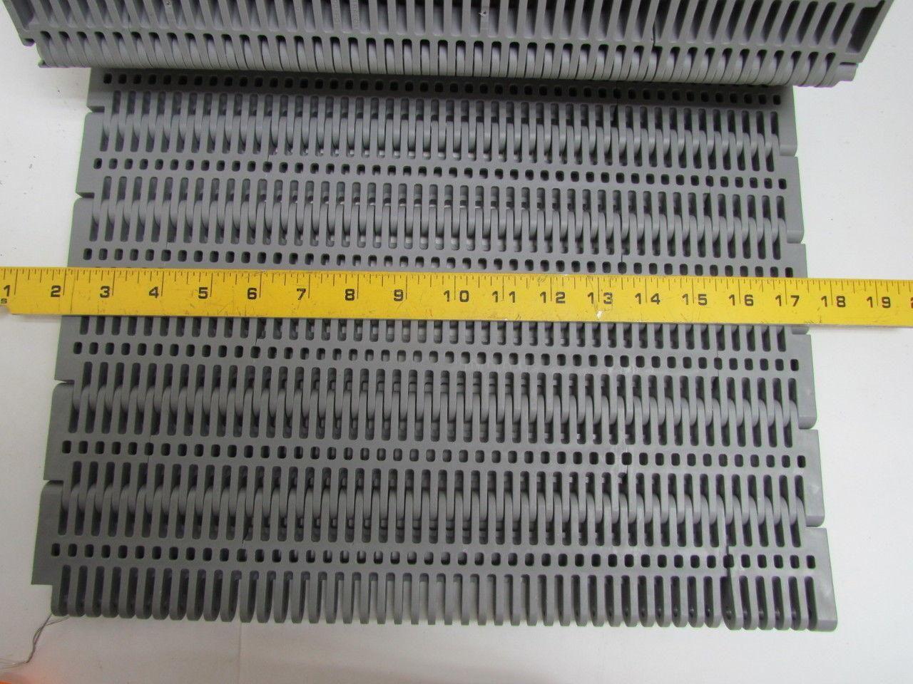 Intralox 400FG Flush Grid Plastic Conveyor Belt 2" Pitch 15-11/16"x4' Series 400