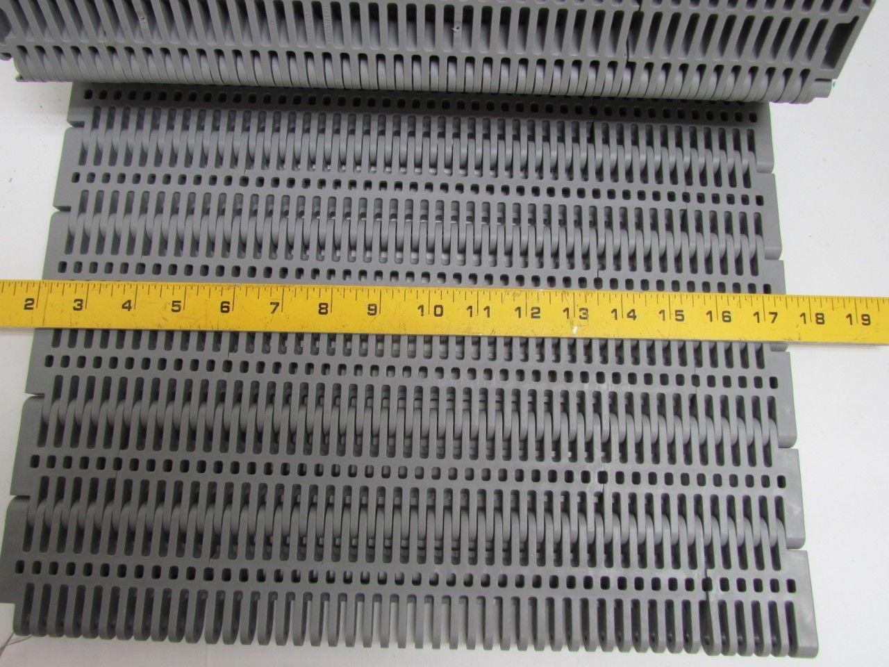 Intralox 400FG Flush Grid Plastic Conveyor Belt 2" Pitch 15-11/16"x4' Series 400