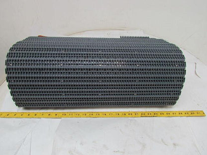 Flat Top Perforated Modular Conveyor Belt 24"x6' Ribbed/Flights