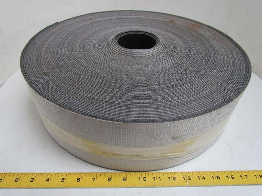 Impression Top Package Handling Conveyor Belt 5"x200' Long 0.10" Thick Black