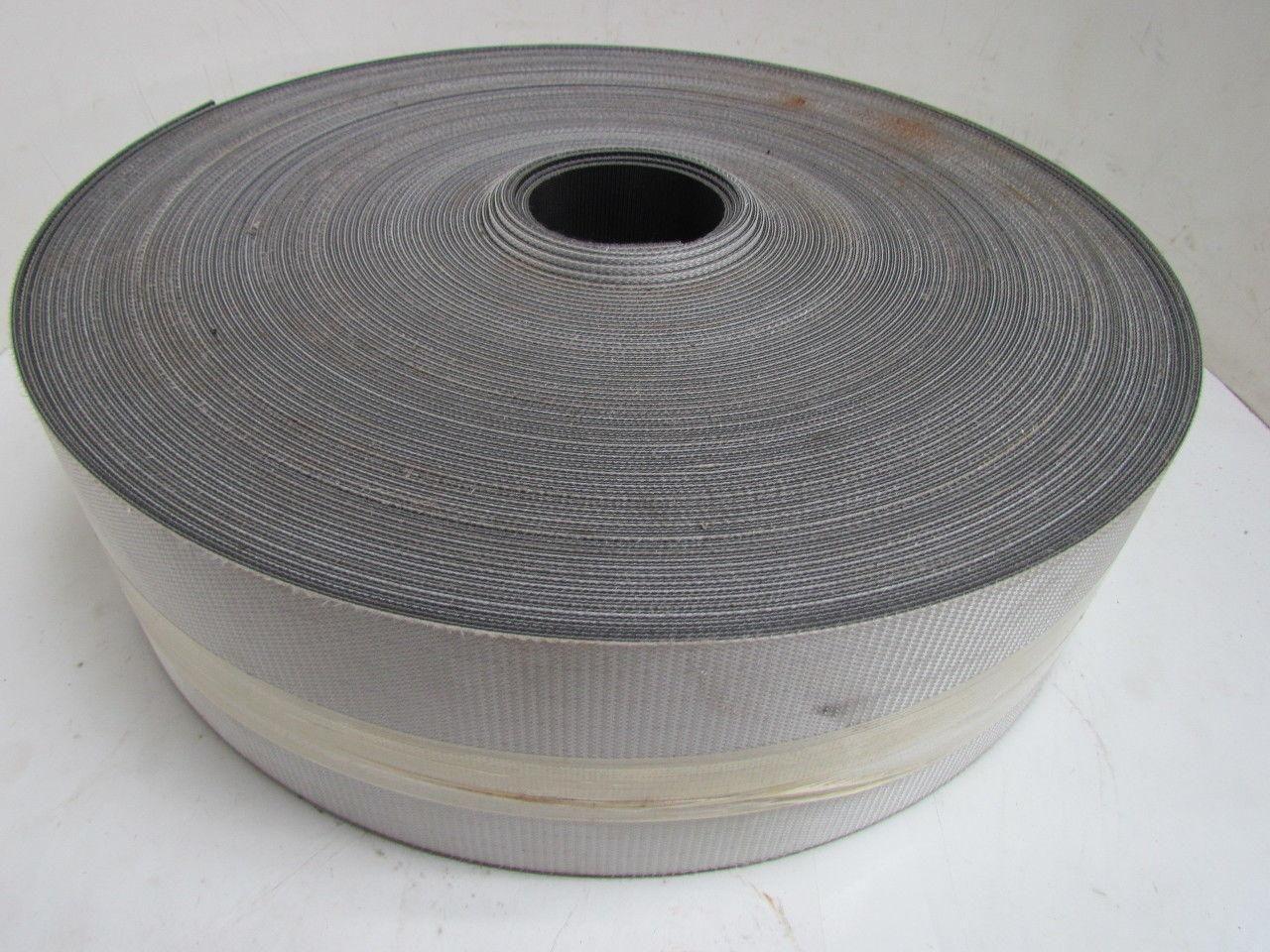 Impression Top Package Handling Conveyor Belt 5"x200' Long 0.10" Thick Black