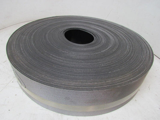 Smooth Top Material Handling Conveyor Belt 5"x400' Long 0.090" Thick Black PVC