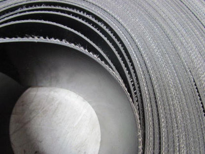 Smooth Top Material Handling Conveyor Belt 5"x400' Long 0.090" Thick Black PVC