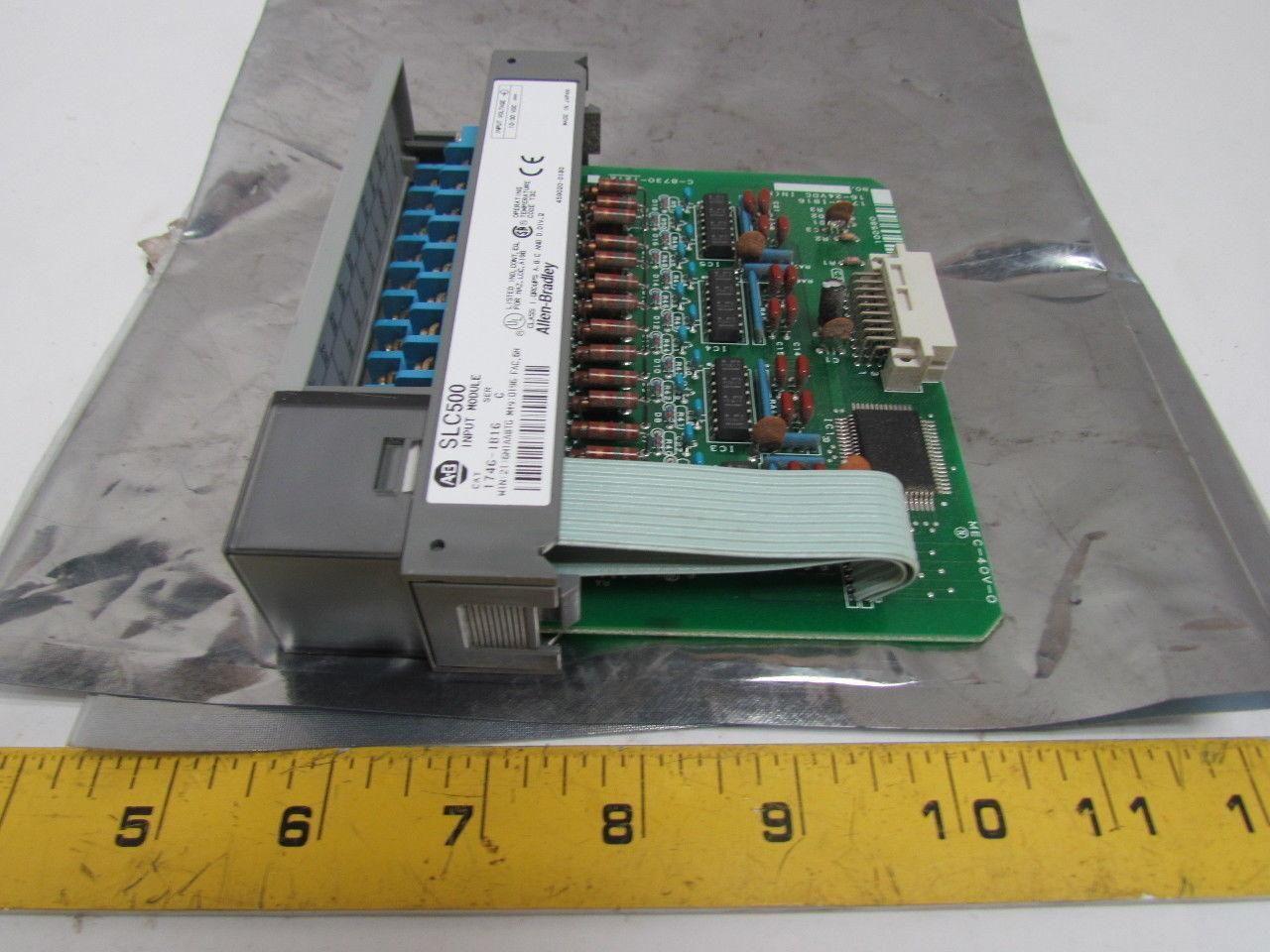 A-B SLC 500 Cat #1746-1B16 Series C Imput Module