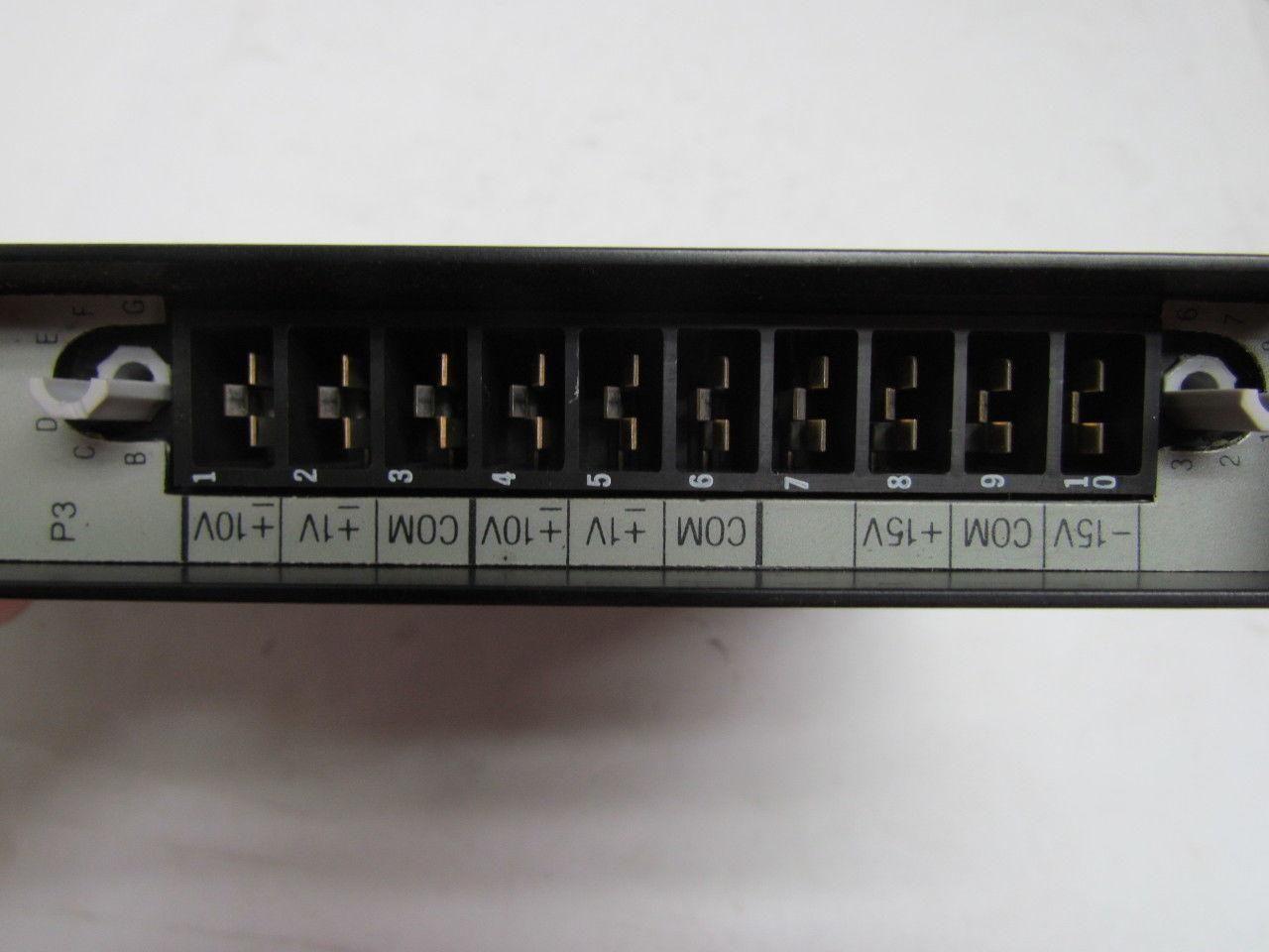 Reliance 57409-D J-3637 57C409 Analog Input Module 2 Channel Max Imput +/-15VDC