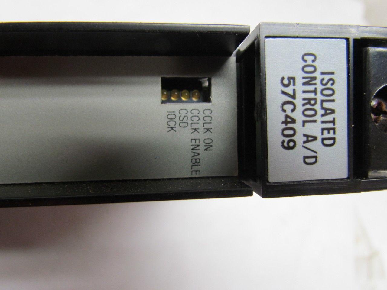 Reliance 57409-D J-3637 57C409 Analog Input Module 2 Channel Max Imput +/-15VDC