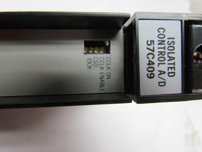 Reliance 57409-D J-3637 57C409 Analog Input Module 2 Channel Max Imput +/-15VDC