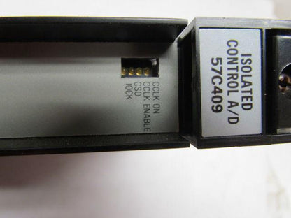 Reliance 57409-D J-3637 57C409 Analog Input Module 2 Channel Max Imput +/-15VDC