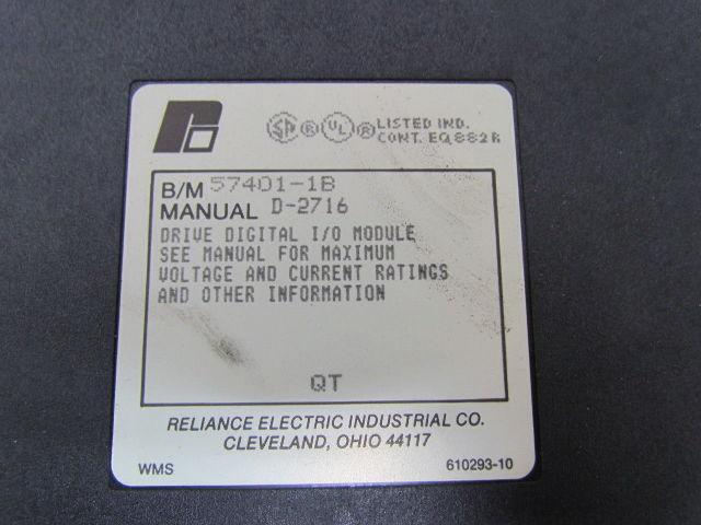 Reliance 57401-1B D-2716 Drive Digital I/O Module