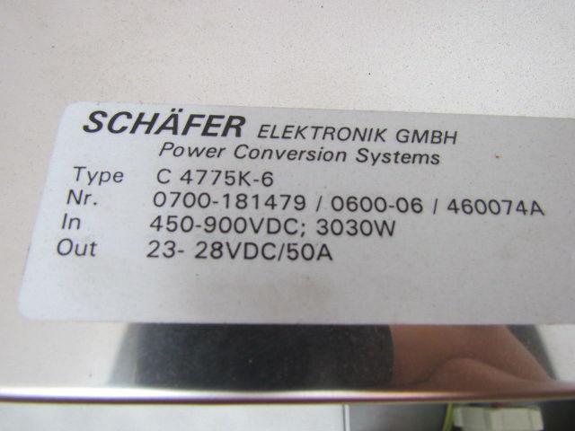 Schafer IN:450-900VDC Out:23-28V/100A DC/DC Converter 24V 2800W