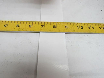 Multi Purpose Rubber Conveyor Belt 2"x100' Long 0.10" Thick White