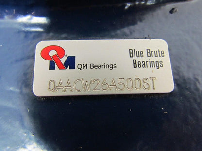 QM Blue Brute Double Collar Piloted Flange Cartridge Bearing 5" QAACW26A500ST