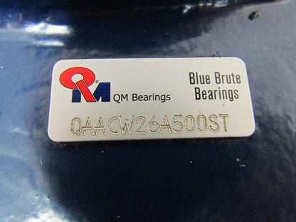 QM Blue Brute Double Collar Piloted Flange Cartridge Bearing 5" QAACW26A500ST