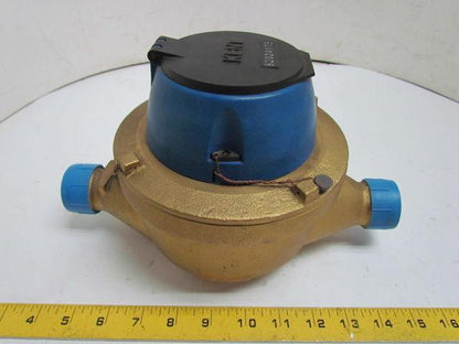 Kent C-700 Positive Displacement Magnetic Drive Bronze Water Meter 1"  10 Gal