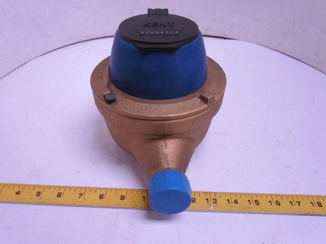 Kent C-700 Positive Displacement Magnetic Drive Bronze Water Meter 1"  10 Gal