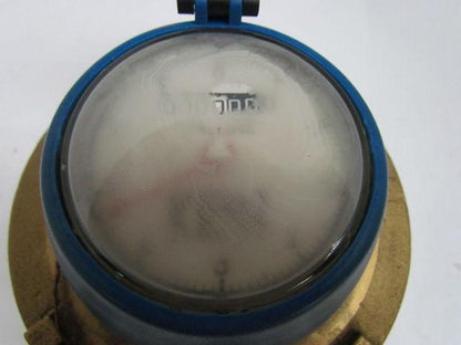 Kent C-700 Positive Displacement Magnetic Drive Bronze Water Meter 1"  10 Gal