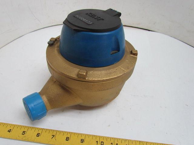 Kent C-700 Positive Displacement Magnetic Drive Bronze Water Meter 1"  10 Gal