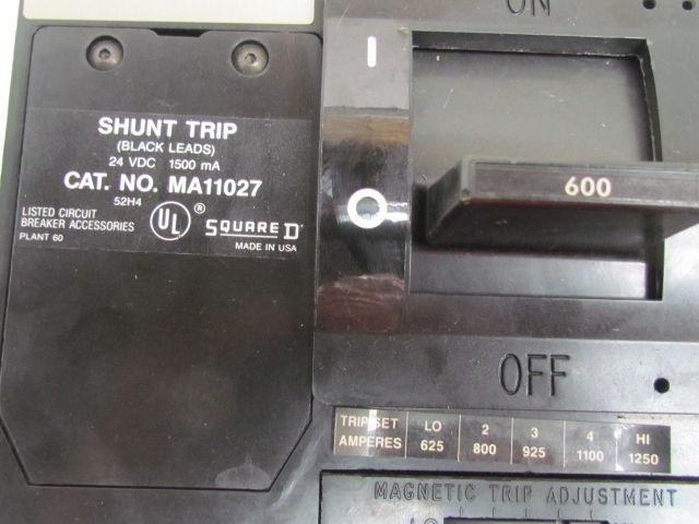 Adjustable Trip Circuit Breaker 600V 600AAC Modifications Shunt Trip/Aux Switch
