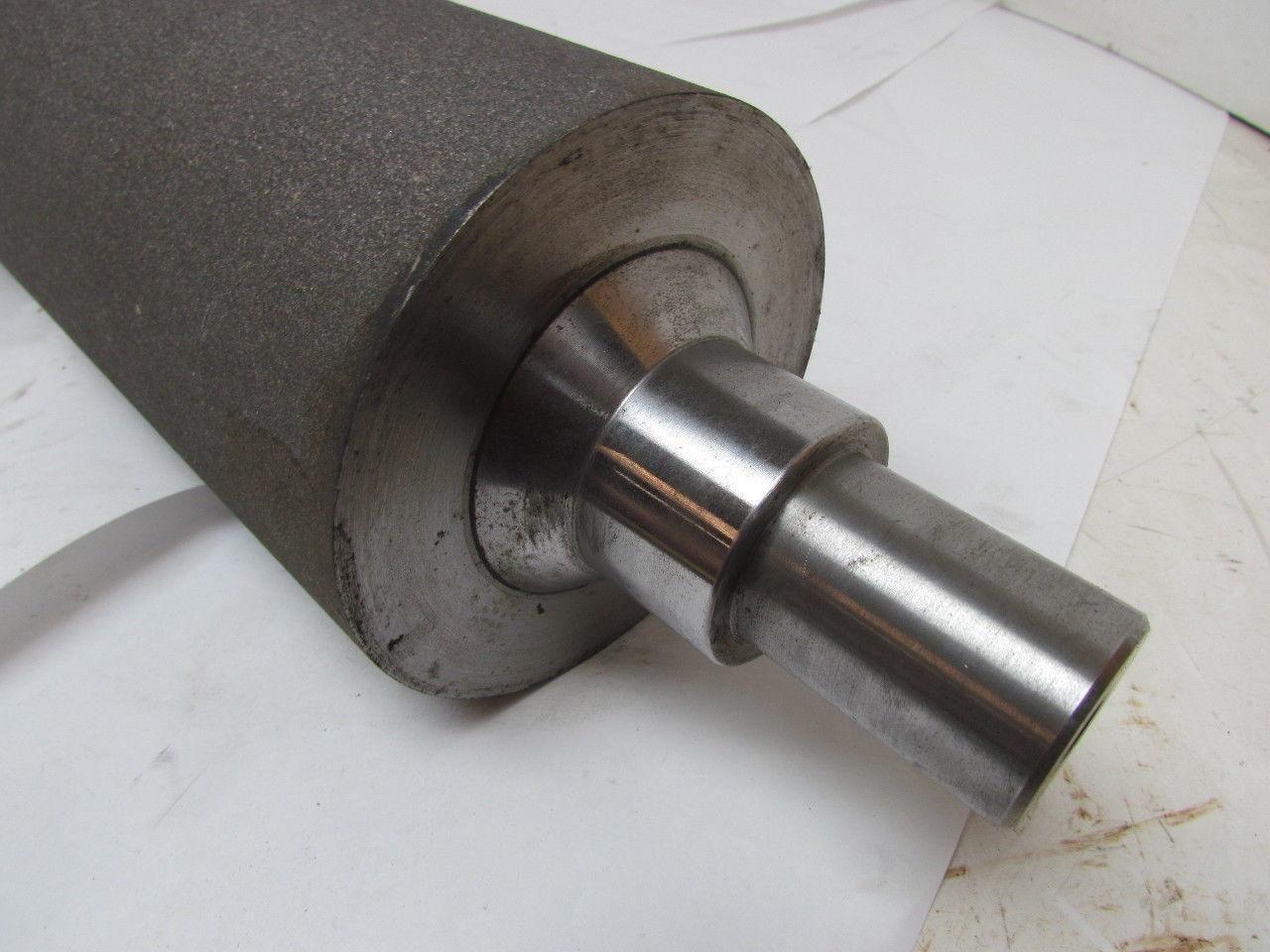 Heavy Steel Rough Coated Abrasive Grip Top Pulley Conveyor Roller 5"x21.5" 25"BF