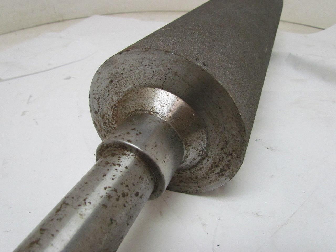 Heavy Steel Rough Coated Abrasive Grip Top Pulley Conveyor Roller 5"x21.5" 25"BF