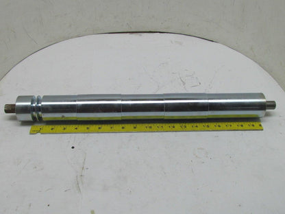 SMB Machinery Steel Belt Pulley Conveyor Roller 60mm Dia 540mm Long 20mm Shaft