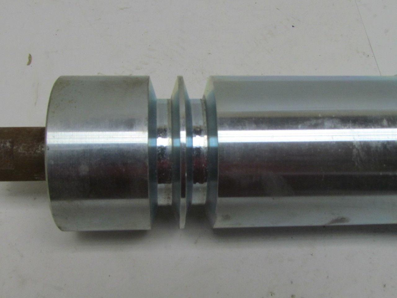 SMB Machinery Steel Belt Pulley Conveyor Roller 60mm Dia 540mm Long 20mm Shaft