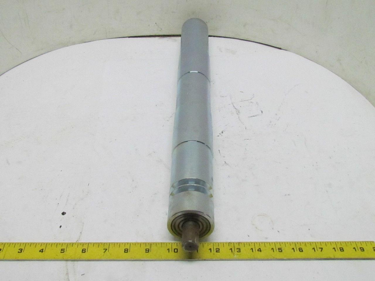 SMB Machinery Steel Belt Pulley Conveyor Roller 60mm Dia 540mm Long 20mm Shaft