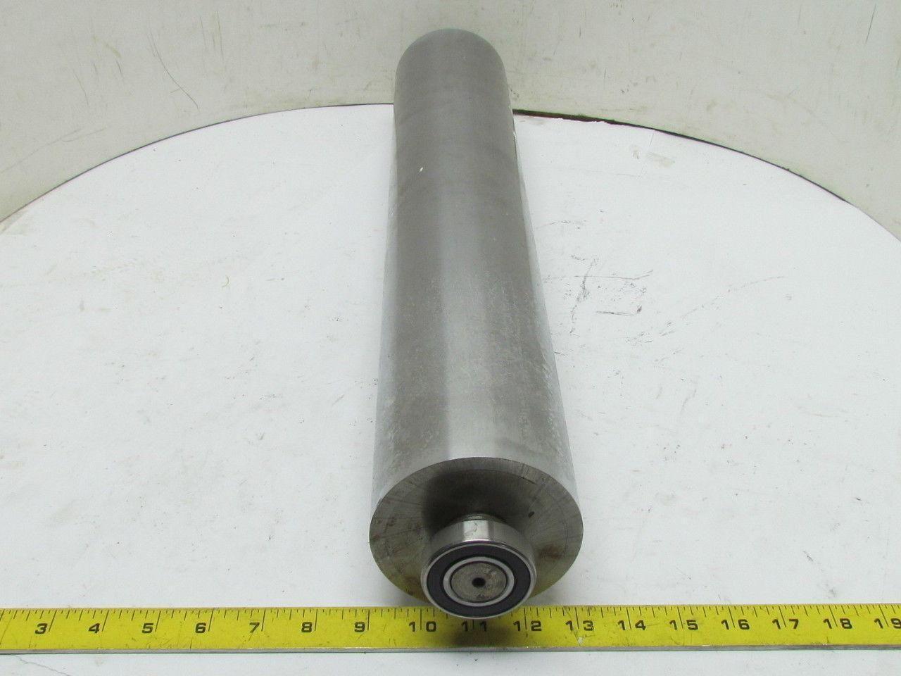 Sprocket Drive Steel Conveyor Roller 100mm Dia 565mm Long 8mm Pitch 635mm BF