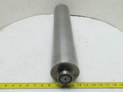 Sprocket Drive Steel Conveyor Roller 100mm Dia 565mm Long 8mm Pitch 635mm BF