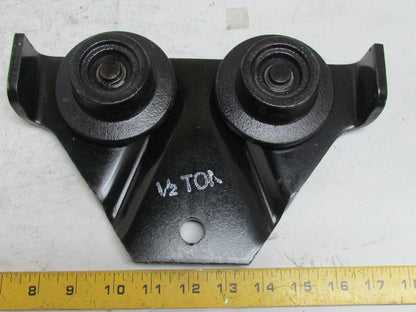Dayton 3TP83A 1/2 Ton Ball Bearing Hoist Trolley 2-5/8-8" Beam 36"Min Radius NIB