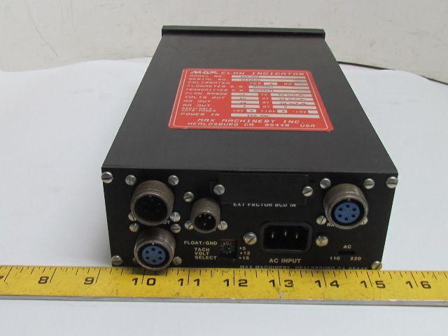 MAX Machinery 118-205 Flow Indicator .1 to 10 GPM