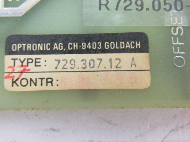 Optronic 729.307.12a R729.050-2570 Circuit Board