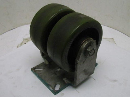 Albion 0264 2-Wheel Dual Double Wheel Rigid Caster 2-1/2"x6" Polyurethane