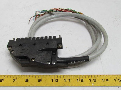 Reliance Electric 612417-60R CFR-125 Connector Cable 10 Amp 300V 4' 15124-10
