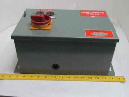 Daykin LTFS-05 575 Transformer Disconnect Switch 1000VA 575V Pri 115V Sec 1Ph