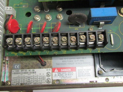 A-B Allen Bradley 1336S-BRF100-AE-EN AC Drive 3-Phase 380/460VAC 540/650VDC