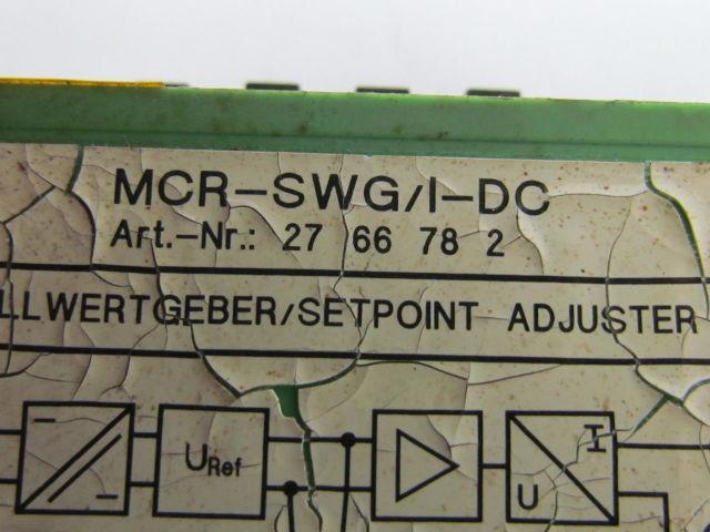 Phoenix Contact MCR-SWG/I-DC Setpoint Adjuster 24 VDC 4-Digit 0-19mA