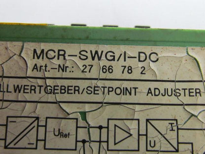 Phoenix Contact MCR-SWG/I-DC Setpoint Adjuster 24 VDC 4-Digit 0-19mA