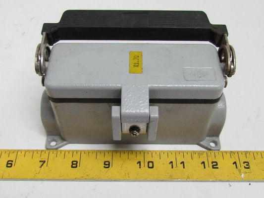 ILME 24-Pin Female Connector Plug Single Lever Housing w/Cover 16A 600V 3/4 NPT