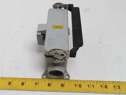 ILME 24-Pin Female Connector Plug Single Lever Housing w/Cover 16A 600V 3/4 NPT