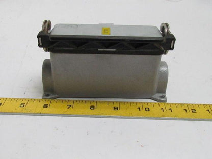 ILME 24-Pin Female Connector Plug Single Lever Housing w/Cover 16A 600V 3/4 NPT