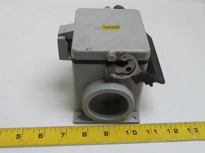 32-Pin Female Double Insert Connector Plug Side Entry Housing Single Lever Cover
