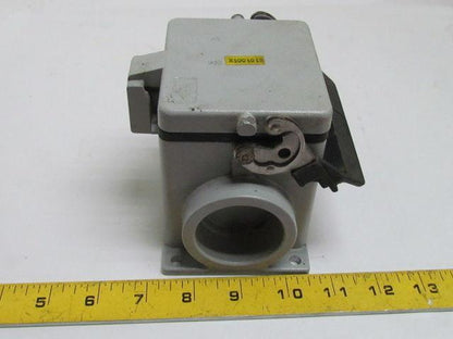 32-Pin Female Double Insert Connector Plug Side Entry Housing Single Lever Cover