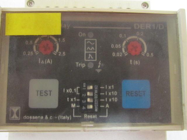 Dossena DER1/D DER1/DF/NE Differential Relay 110-127V 220-250V 380V CEI 41.1