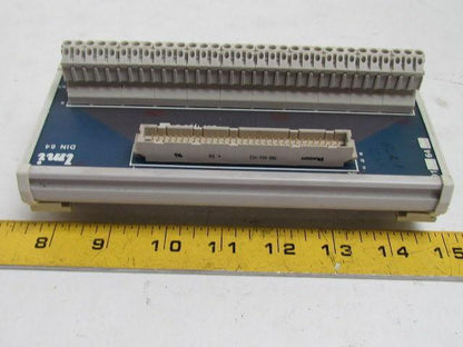 LMI DIN 64 DIN Rail Screw Terminal Strip Connector 64-Space Type C