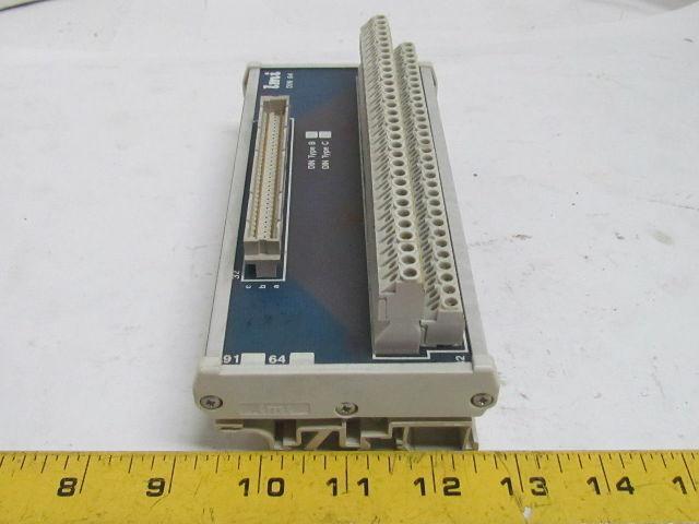 LMI DIN 64 DIN Rail Screw Terminal Strip Connector 64-Space Type C