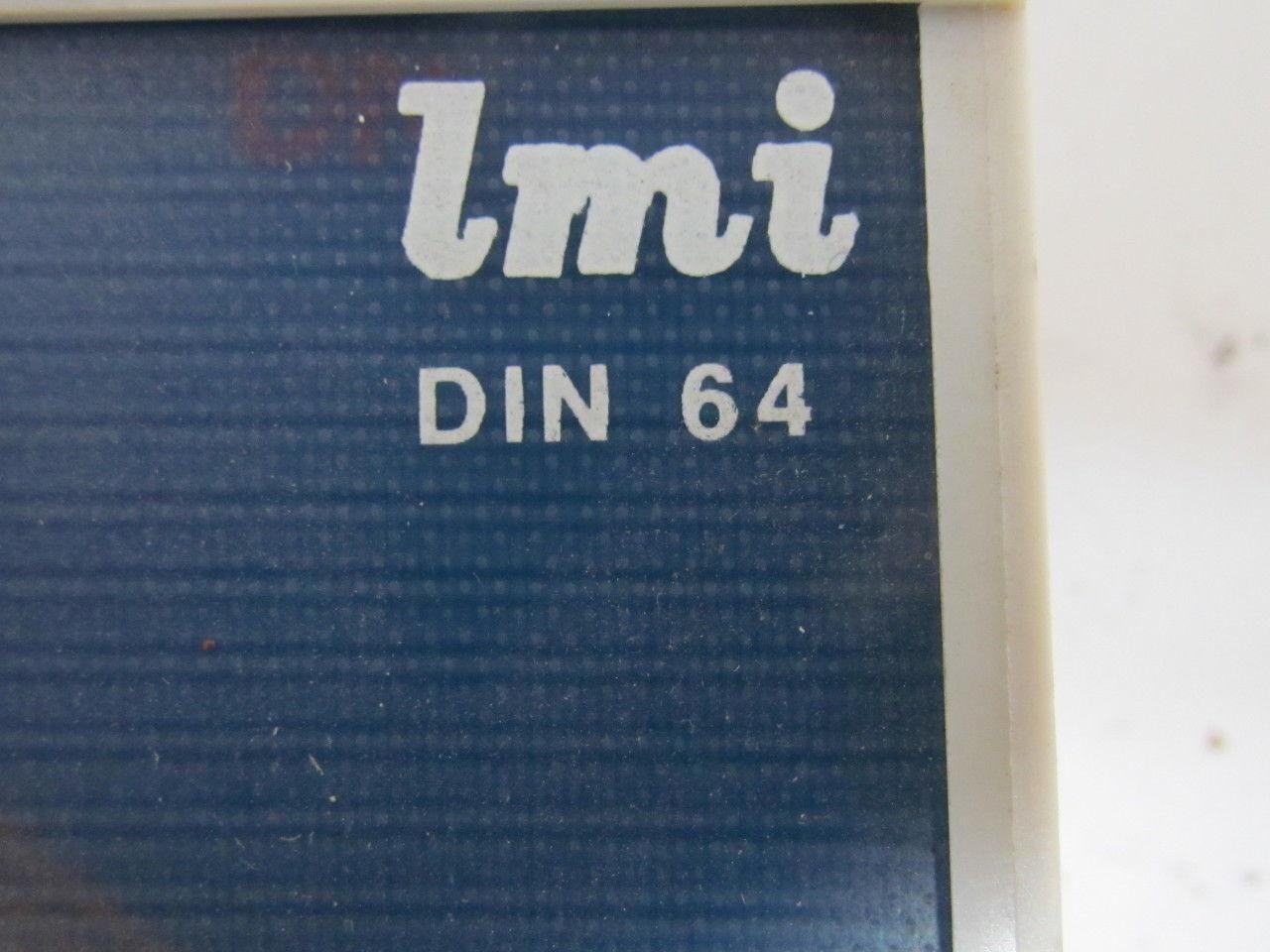 LMI DIN 64 DIN Rail Screw Terminal Strip Connector 64-Space Type C