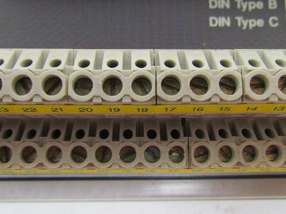 LMI DIN 64 DIN Rail Screw Terminal Strip Connector 64-Space Type C