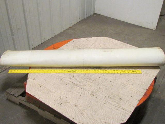 White Polyester/Nylon Impression Top Conveyor Belt 60" Wide 1/16" Thick 77"Long